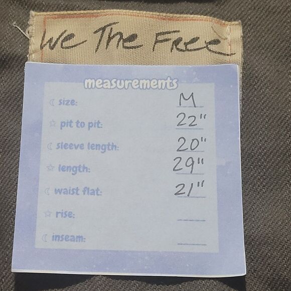 FREE PEOPLE Anneli Plaid Shirt Jacket Size M Waffle Fringe Hem Oversized Boho - Picture 4 of 11